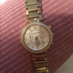 Michael Kors rose gold watch